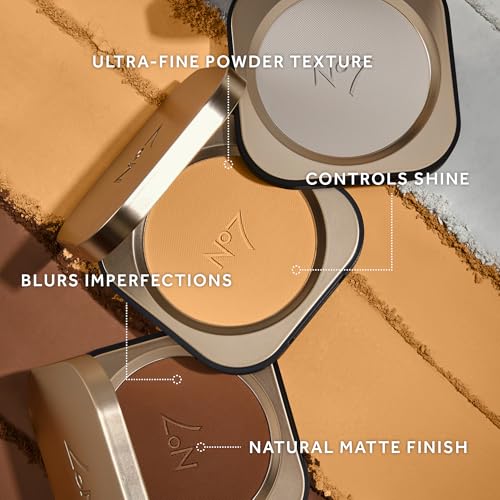 No7 Pro Artist Pressed Setting Powder - Medium, 9g - Translucent & Mattifying