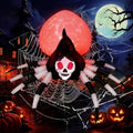 Giant 6FT Inflatable Skeleton Spider with Flickering Lights for Halloween Yard Decor