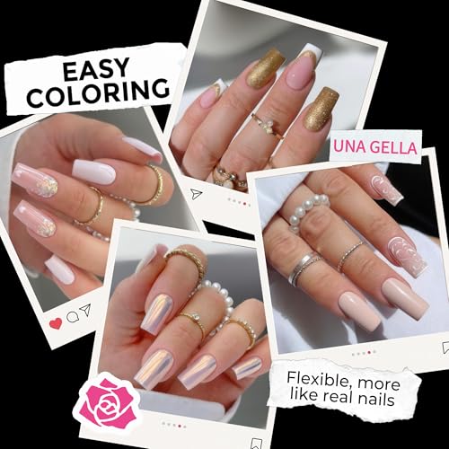 Medium Square Soft Gel Nail Tips 216pcs - No Trace, Long Lasting, Easy DIY Manicure