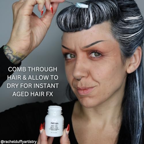 White Temporary Hair Paint for Old Age SFX - Professional-Grade & Washable