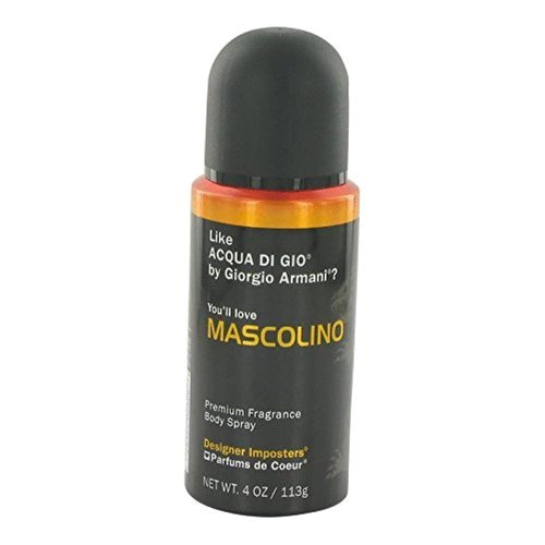 Parfums De Coeur Mascolino Body Spray for Men - 4 oz | Long-Lasting Fragrance