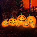 7.5 Ft Inflatable Pumpkin Halloween Yard Decoration with LED Lights - Outdoor Indoor