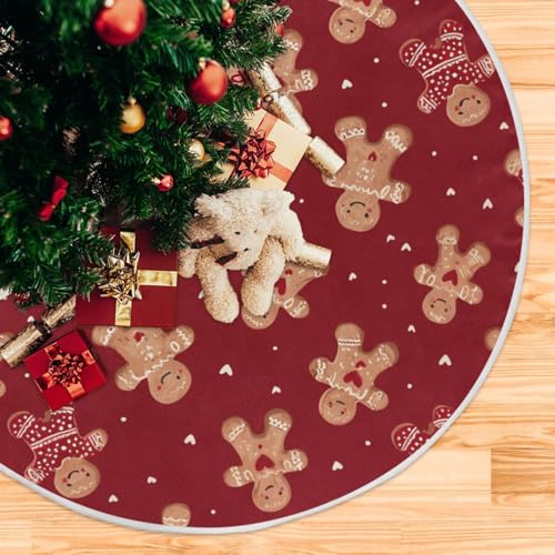 Christmas Tree Skirt 35.4 Inch Holiday Tree Base Cover Seasonal Decor