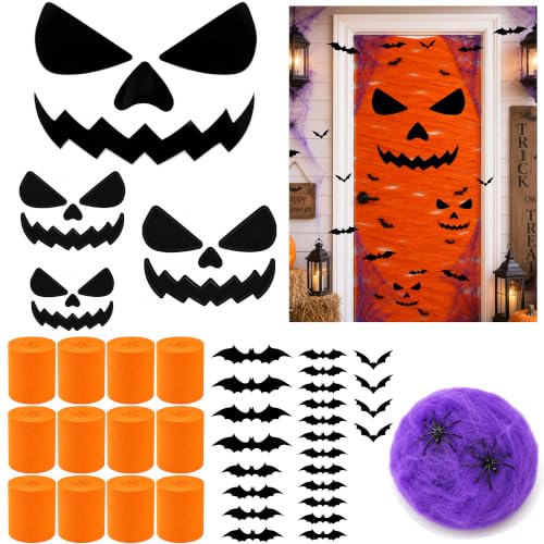 Halloween Mummy Decoration Kit - Orange Halloween Party Supplies