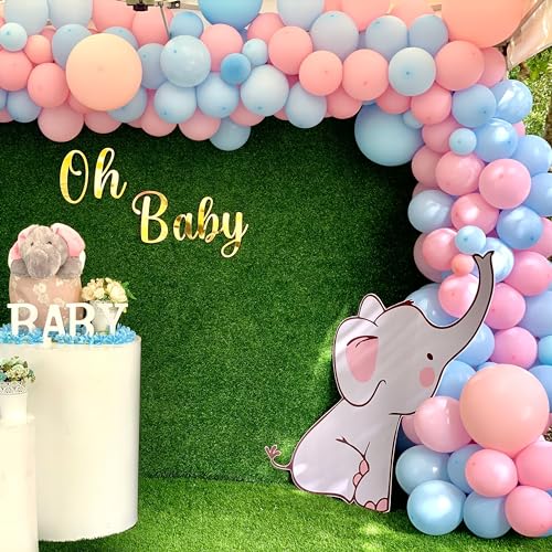 Pastel Pink Christmas Balloons - 5 Inch 120pcs Latex Balloons, Baby Pink Party Decorations - Variation 1