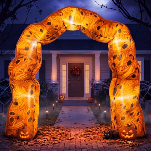 Halloween Inflatable Archway Decoration 8ft Twisted Souls Outdoor Party Decor