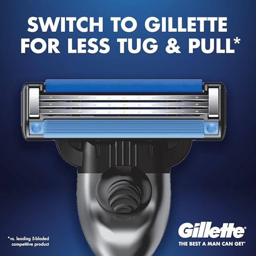 Gillette Mach3 Turbo Razor Blade Refills - 17 Count for Men