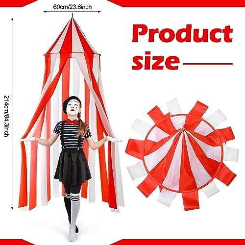 Circus Tent Party Decor - 7 x 6 ft Carnival Hanging Tent for Events