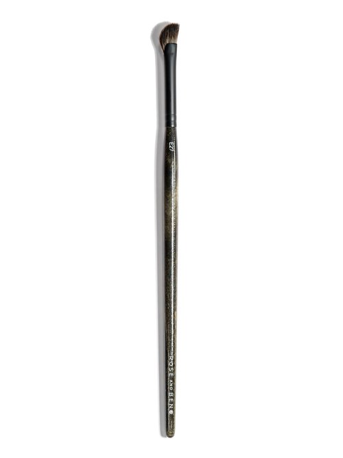 Rose and Ben Beauty E27 Inner Detail Eye Brush | Angled Design for Precise Application | Cruelty-Free Bristles