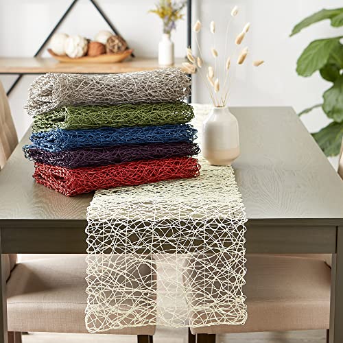 14x72 Inch Woven Paper Table Runner - Spice Holiday & Event Decor