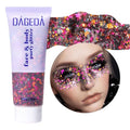 Halloween Body Glitter Gel - Sparkly Face & Hair Makeup - DAGEDA