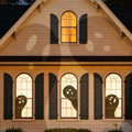 Halloween Ghost Window Silhouettes - Spooky Holiday Decor Set of 3
