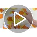 Halloween Candy Corn Banner Decorations Trick or Treat Garlands - Corn Variation