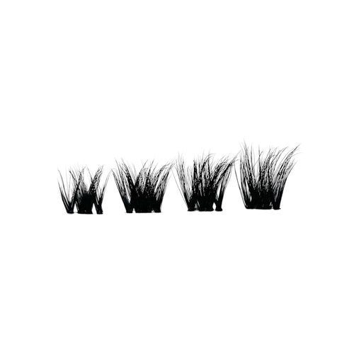 PRO Extend Lash System | 48 Lash Clusters in 4 lenghts: 10mm 12mm 14mm 16mm | Flat-Band All-Day Comfort | DIY Lash Extensions (V1 | VOLUME)