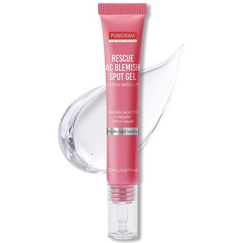 Purederm Blemish Spot Treatment Gel - Soothing Acne Care with 2% Salicylic Acid | 20ml