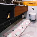 Halloween Ghost Bathroom Runner Rug 18x45 Inch Pink - Spooky Home Decor
