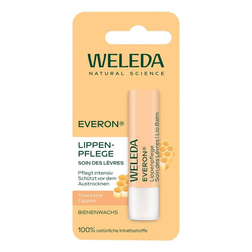 Weleda Everon Lip Balm - Moisturizing Protection for Soft, Smooth Lips | 0.17 Ounce