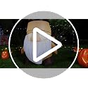 5Ft Thanksgiving Gnome Inflatable Yard Decoration with LED Lights