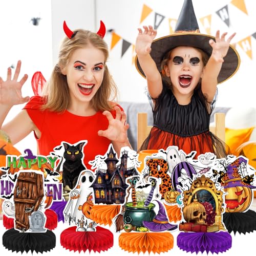 Halloween Centerpiece C-Halloween Centerpiece 01 - 9 Pack Table Decor for Parties