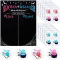 Gender Reveal Party Supplies - Wizard or Witch Decorations & Voting Stickers Set