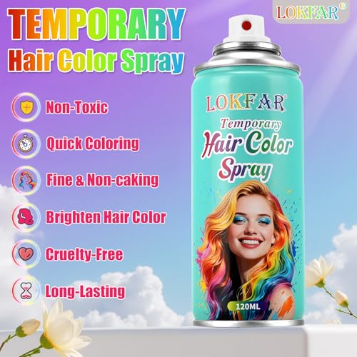 Blonde Temporary Hair Color Spray for Women & Men - Washable, Vibrant, 4.06 oz - Variation of Blonde