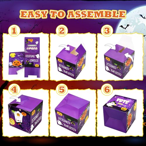 Halloween Costume Contest Kit with Voting Cards & Ribbons - Party Supplies