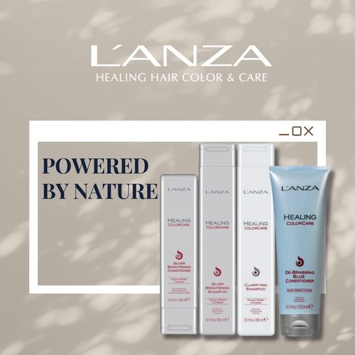 L'ANZA Healing ColorCare Ultra De-Brassing Professional Blue Conditioner, Color Toning Haircare to Eliminate Unwanted Brassiness, Sulfate-free Formula (8.5 Fl Oz)