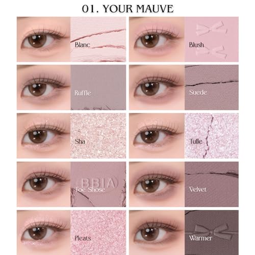 BBIA Essential Eye Palette 01 Your Mauve - Matte & Shimmer Eyeshadow Set