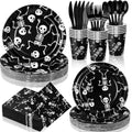 Halloween Skeleton Party Supplies Set - Skeleton Variation for 30 Guests