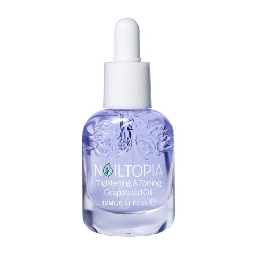 Nailtopia Grape Oil - Hydrating Cuticle Oil for Brightening & Tightening - Bio-Sourced Nail Care - 0.41 oz