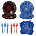 48pcs Birthday Party Supplies Multicolor - Plates, Napkins & Forks Set for Celebration