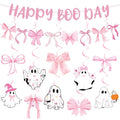 Pink Halloween Birthday Decorations - 12 Pcs Girl Party Decor