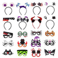 Halloween Party Headbands & Glasses Set - 20 Pieces Costume Accessories for Kids & Adults
