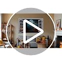 Halloween Fake Window Decal - Scary Spelo Alley Scene 48x32 Inch - Party Decor Sticker