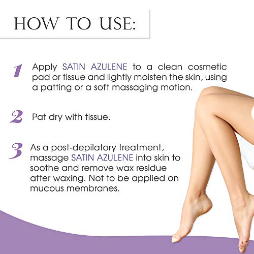Pre & Post Waxing Care Solution - Azulene 16 oz - Satin Smooth