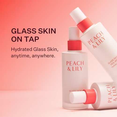 Peach & Lily - Glass Skin Veil Mist - Hydrating Facial Mist for a Radiant Glow | 3.38 oz - Vegan & Cruelty-Free