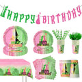 122Pcs Witch Party Supplies Pink and Green Birthday Decorations - Mixed Set