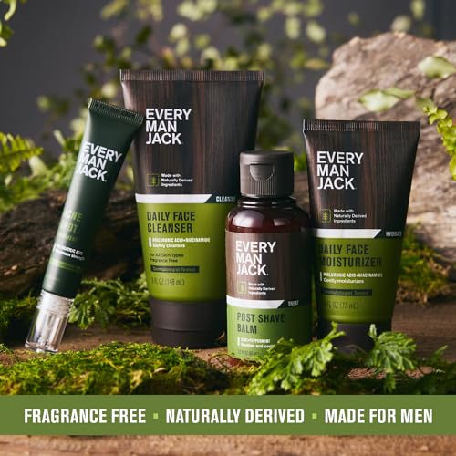 Men's Soothing Post Shave Balm with Aloe Vera & Menthol - 3.2 oz (2 Pack)
