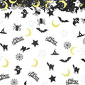 Halloween Confetti for Tables - Spooky Happy Halloween Decorations - Black 2
