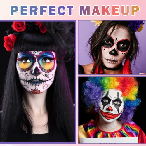 15 Colors Face Painting Kit for Kids & Adults with Brushes & Templates