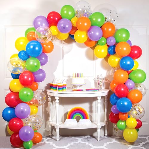 Black, Red & Gold Balloons Balloon Arch Kit 60PCS 12in for Halloween & Parties - GuavaGlide