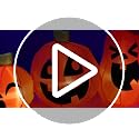 12.5 Ft Halloween Inflatable Pumpkin Yard Decoration with LED Lights and Witch Hats