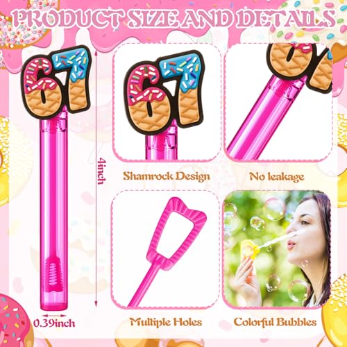Mini Bubble Wands Party Favors - 30 Pack for Birthdays & Celebrations