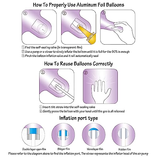 Purple Number 2 Foil Balloon 40 Inch Helium Mylar Party Decor - Variation of Macaron Purple 2