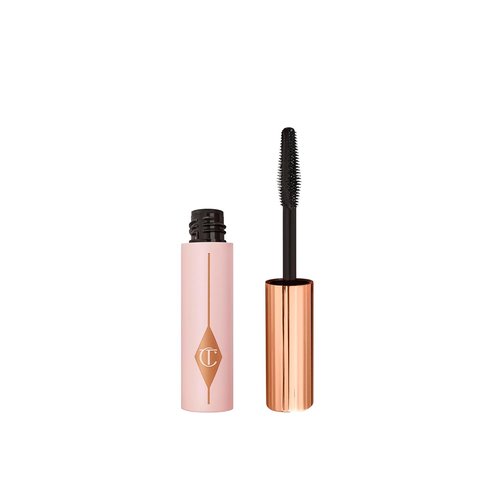 Charlotte Tilbury Pillow Talk Push Up Lashes Mascara - 24HR Lengthening & Volume - Smudge-Proof Super Black Travel Size