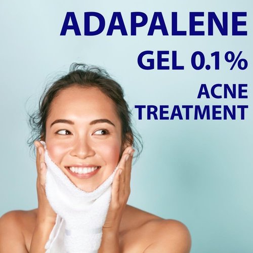 TARO Adapalene 0.1% USP Gel, Paraben Free, Retinoid Acne-Prone Facial Treatment for Sensitive Skin, Prescription Strenght (3.2 oz) Pack of two 1.6 oz each.