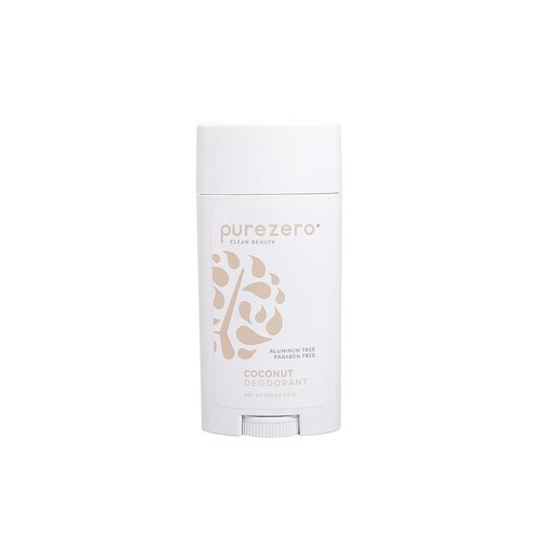 Purezero Deodorant - Coconut Scent | Aluminum & Paraben Free | 24-Hour Odor Protection | Infused with Shea Butter & Coconut Oil (1 Pack)
