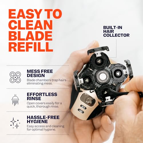 Freebird FlexSeries Razor Blade Refills - 1 Pack, No Irritation, Compatible with FlexSeries