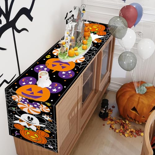 Halloween Table Runner 72 Inches Long - Festive Holiday Decor