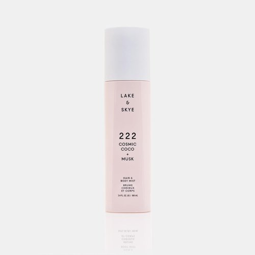 Lake & Skye 222 Cosmic Coco + Musk Hair & Body Mist - Hydrating 3.4 Fl Oz | White Musk & Coconut Milk